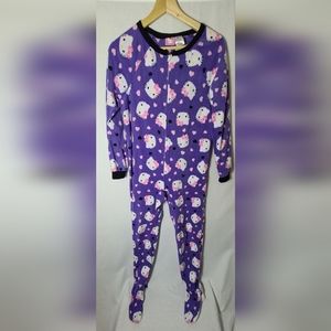 Sanrio HELLO KITTY Onezie- Size XL/16 kids- fits womens XS- 2013